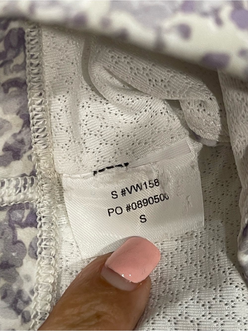 Vuori Daily Bra - Salt Blurred Torrent Style VW168 Size Small - Picture 8 of 8